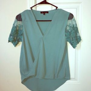 Marshall’s Mint Green Wrap Top